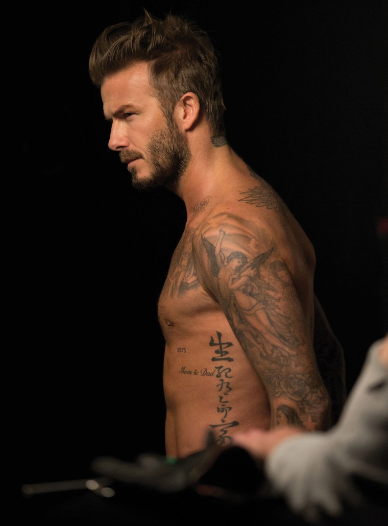 David Beckham Reveals New Tattoo - Beauty And The Dirt