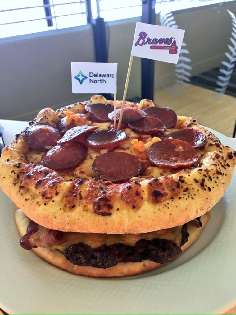 For the 2016 baseball season, the Braves will be serving the Burgerizza at Turner Field