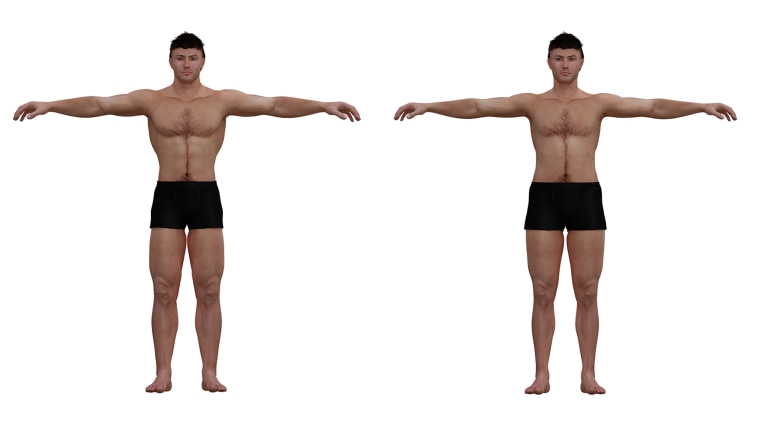 Ideal to real: What the 'perfect' body really looks like for men and women