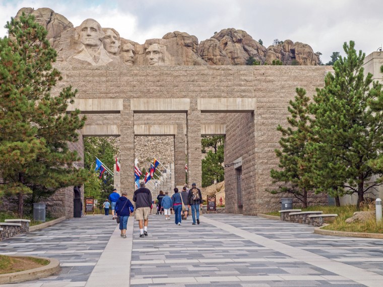 Over 3 million people visit Mount Rushmore National Monument in Keystone, South Dakota every year. Some just take longer to get there than others.