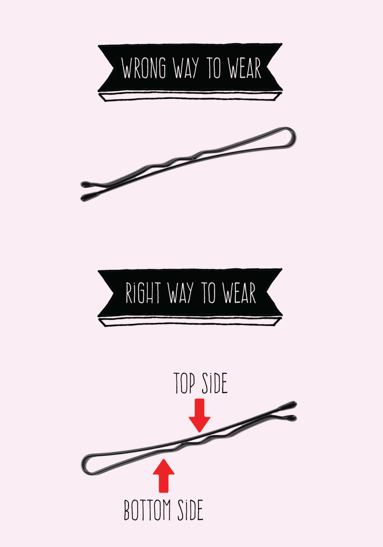 How to use bobby pins