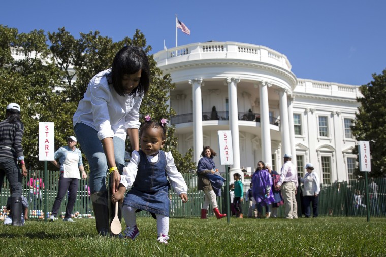 Image: President Obama Hosts White House Easter Egg Roll