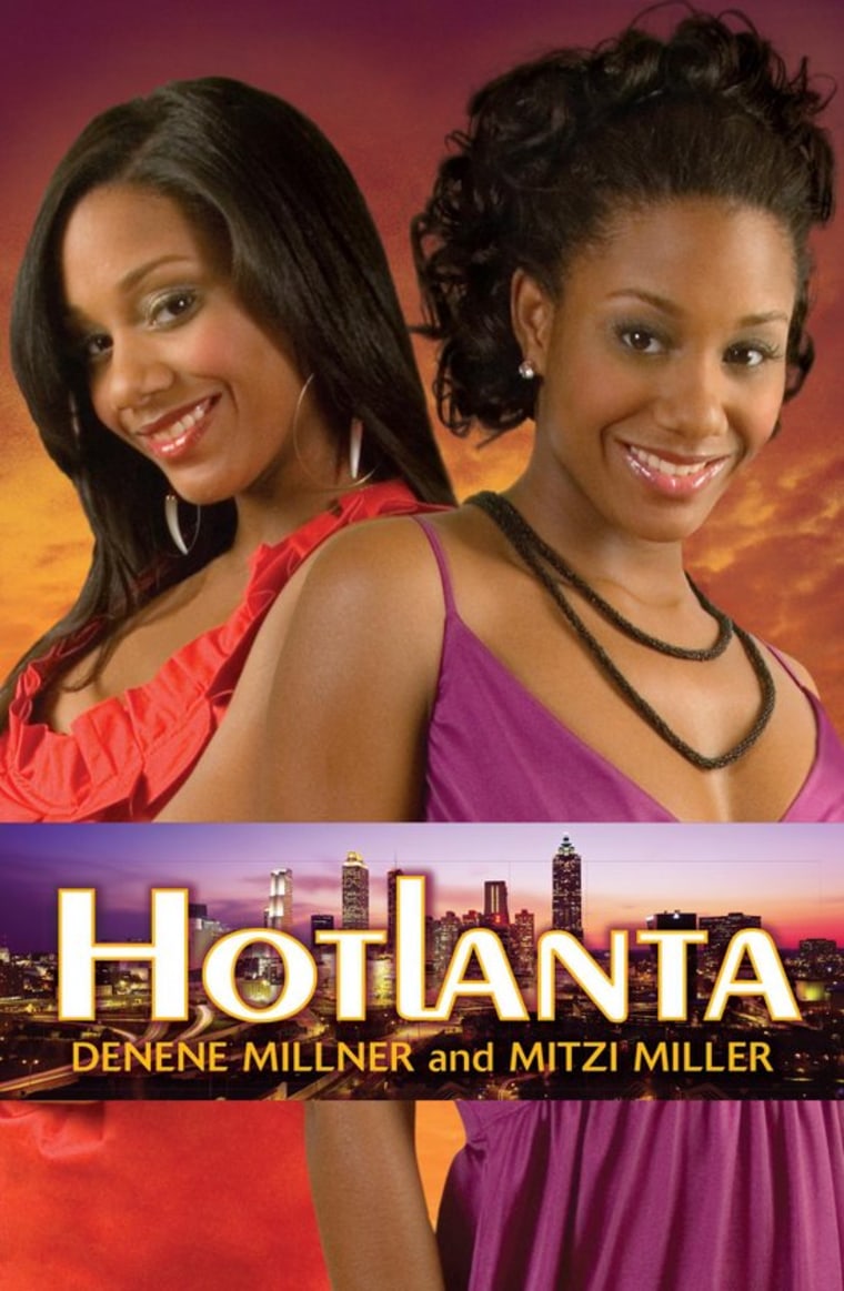 The cover of one book in Denene Millner's series, "Hotlanta."