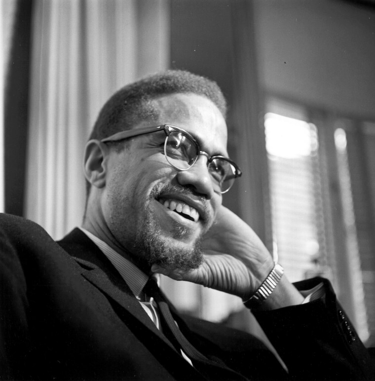 Former Nation Of Islam leader and civil rights activist Malcolm X poses for a portrait on February 16, 1965, in Rochester, New York.