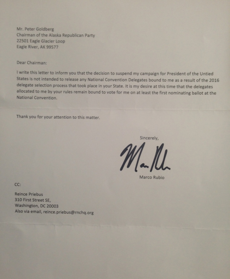 Image: Marco Rubio's Letter to Alaska Republican Party
