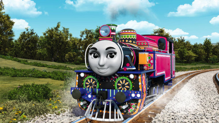 Thomas the tank 2024 engine pink train