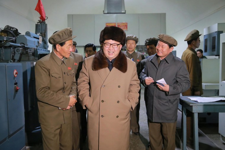 Image: A newly-released undated photo of North Korean leader Kim Jong Un.