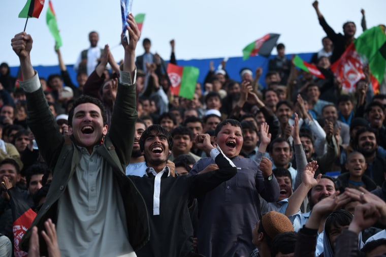 Image: Afghan cricket fans