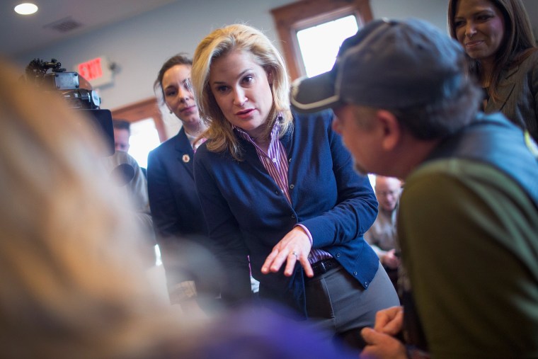 Image: Heidi Cruz And Carly Fiorina Campaign For Ted Cruz In Wisconsin