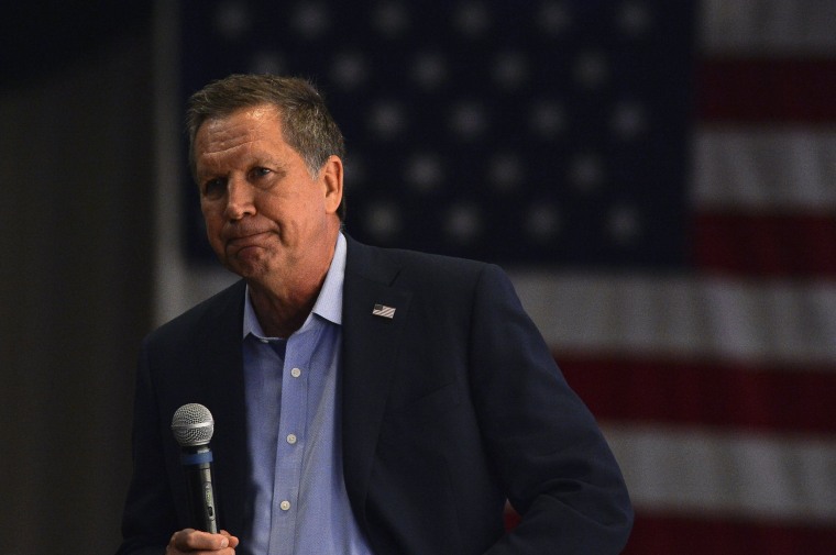 Image: Republican U.S. presidential candidate Kasich speaks at the Pennsylvania Leadership Conference in Harrisburg