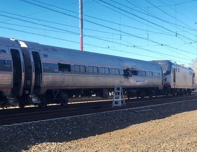 Image: Train accident Amtrak Chester Pennsylvania