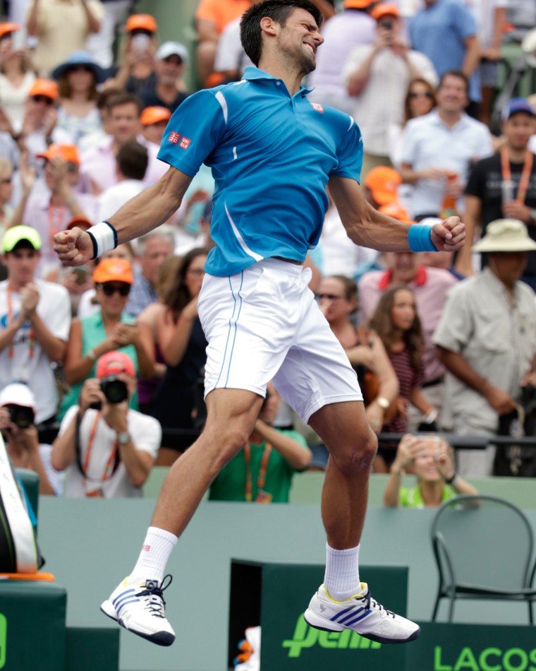 Image: Novak Djokovic, Kei Nishikori