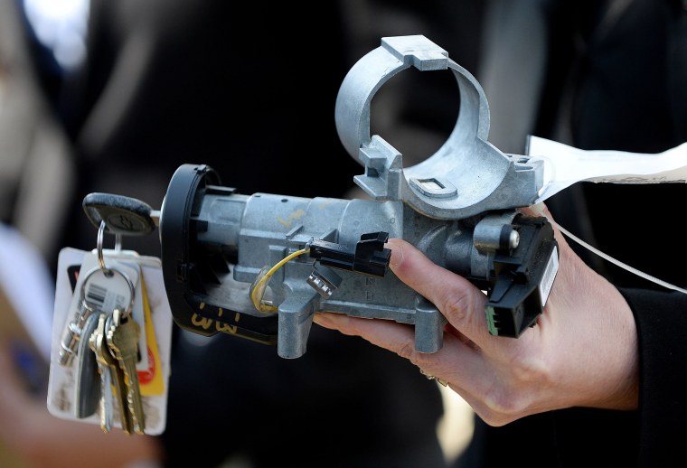 Image: Family members of victims of defective GM ignition switches holds news conference - DC