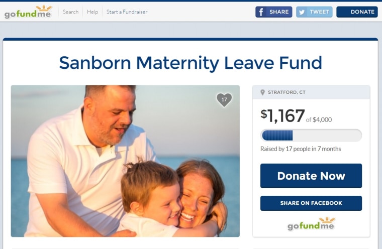 crowdfunding maternity leave