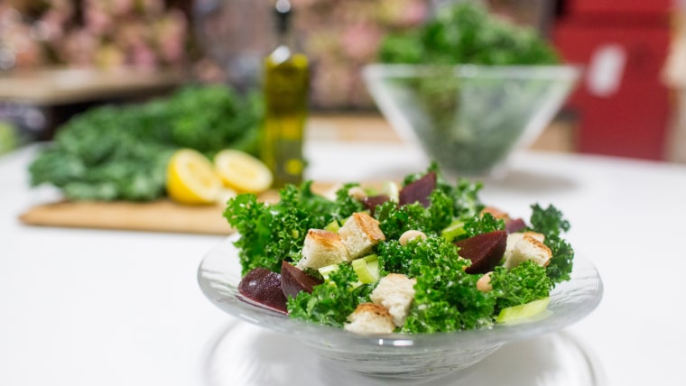 Deliciously simple kale salad