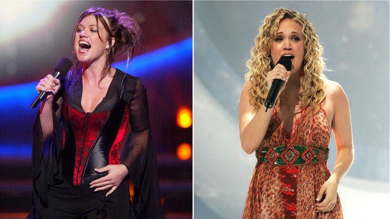 Kelly Clarkson and Carrie Underwood