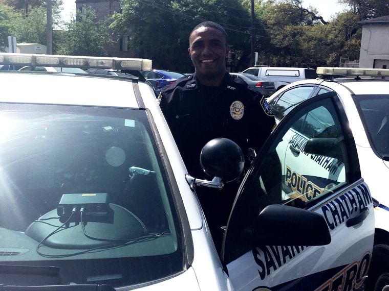 Cpl. Brandon Lord of the Savannah-Chatham Metropolitan Police Department