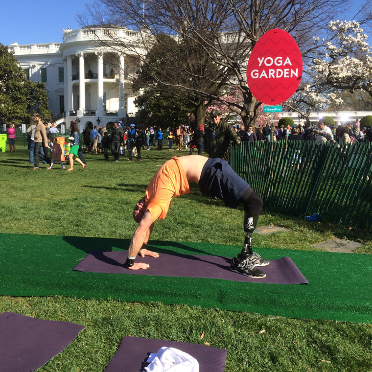 Yoga has even brought him to the White House!
