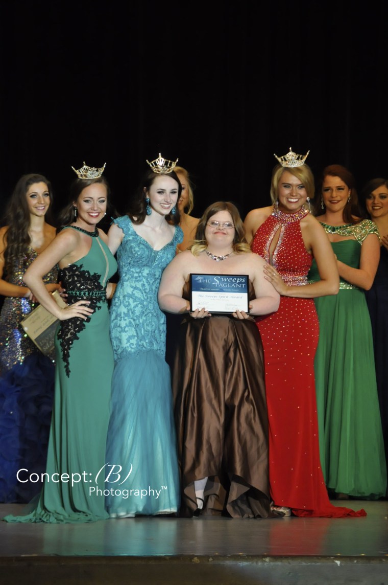 Mickey competes in Sweeps Pageant in 2016