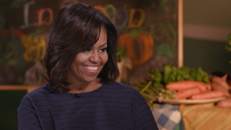 Michelle Obama talks with TODAY's Al Roker