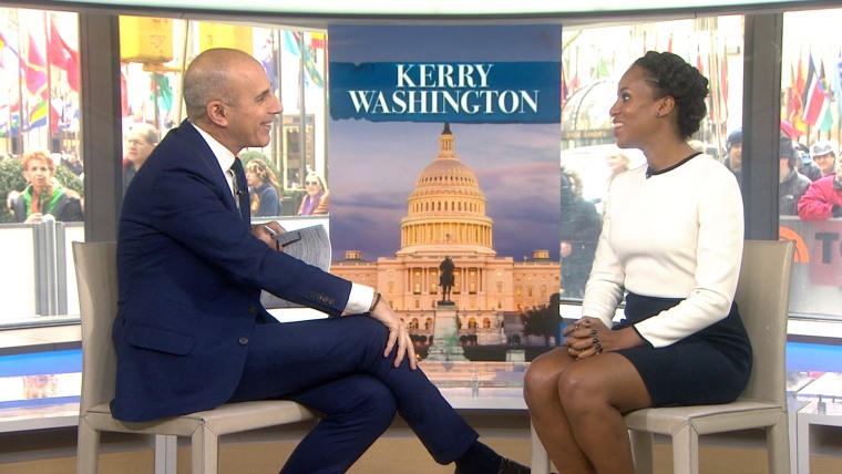 kerry washington, matt lauer