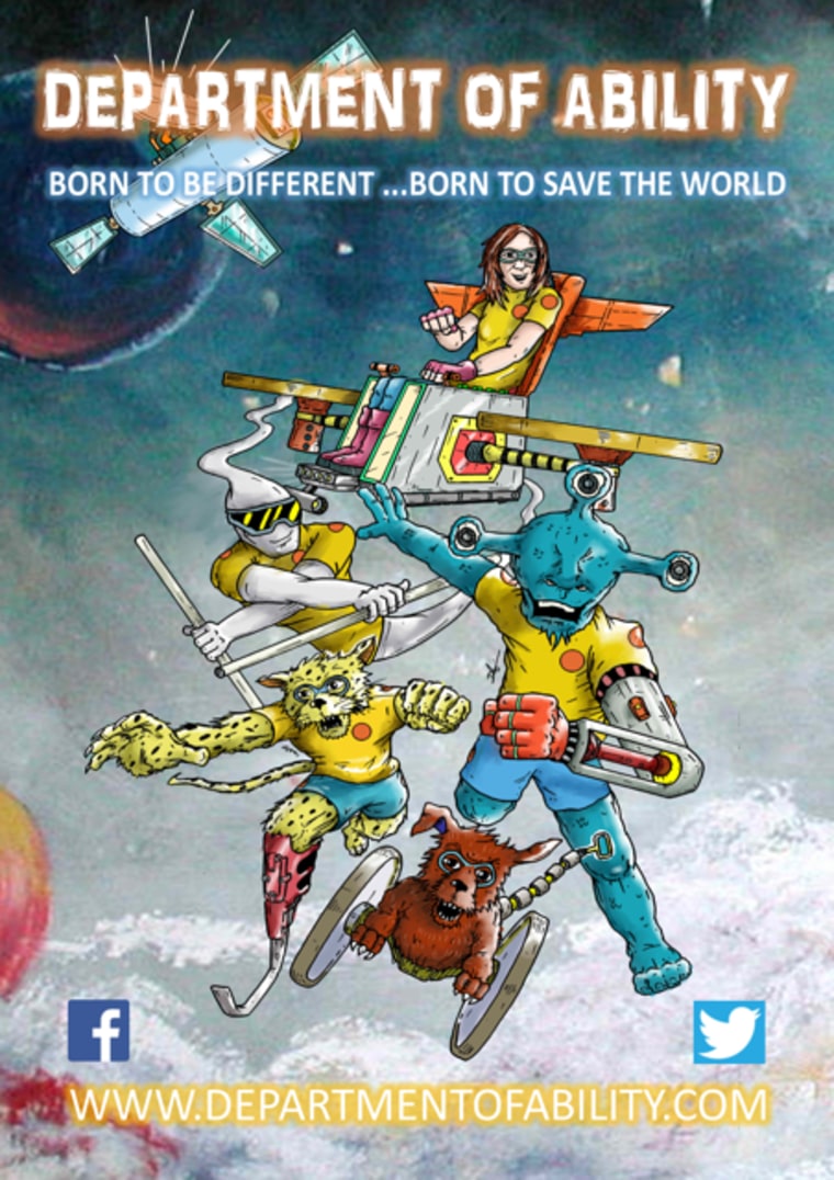 The cover of the comic, Department of Ability