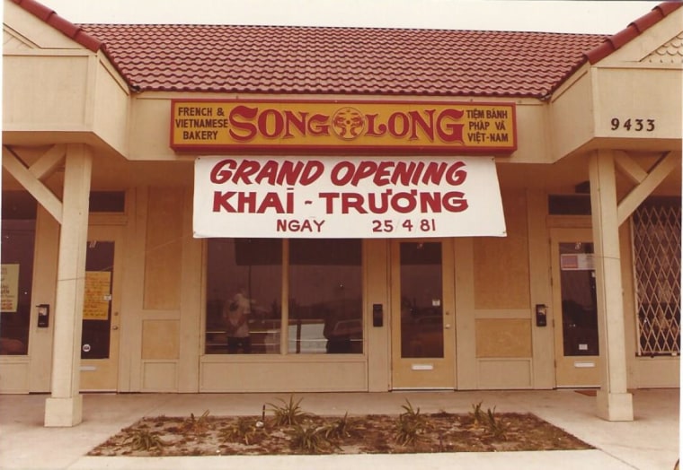 Song Long Restaurant during its grand opening in 1981.