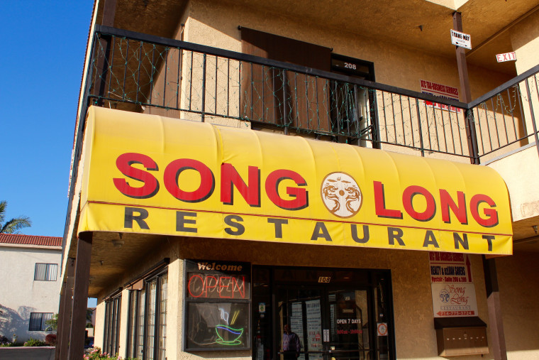 The exterior of the modern day Song Long Restaurant.