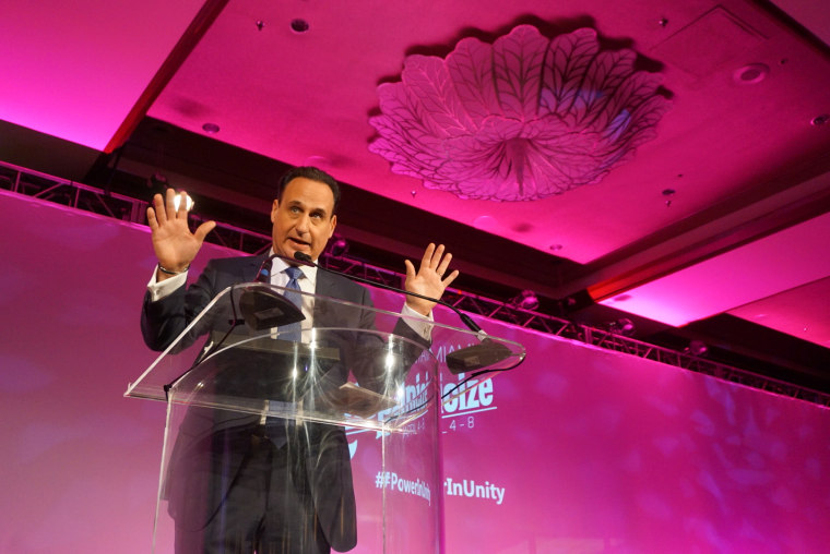 Telemundo and MSNBC host and NBC Nightly News Saturday anchor Jose Diaz-Balart at Hispanicize 2016.