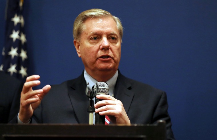 Image: US Senator Graham in Cairo