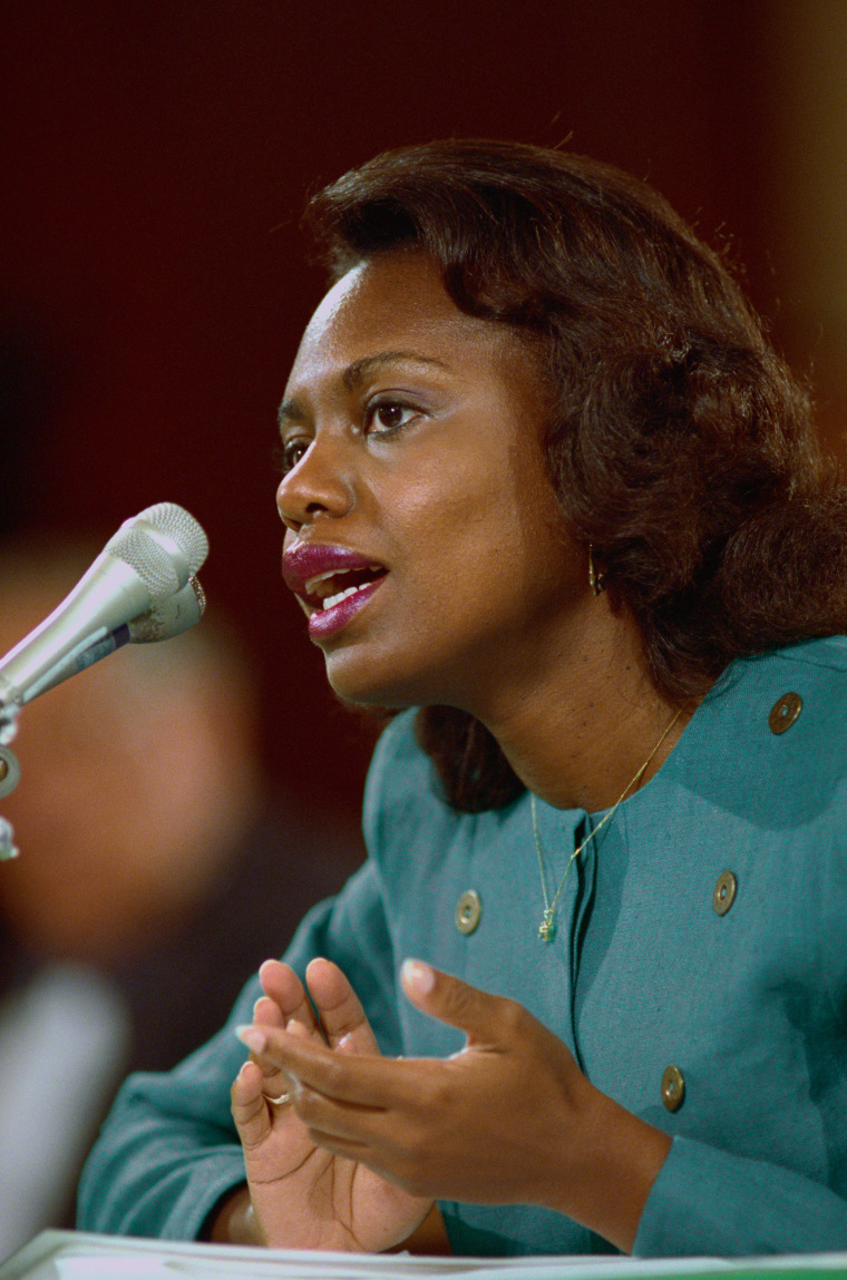 Anita Hill Testifying Before Senate Judiciary Committee