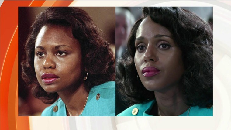 Anita Hill and Kerry Washington