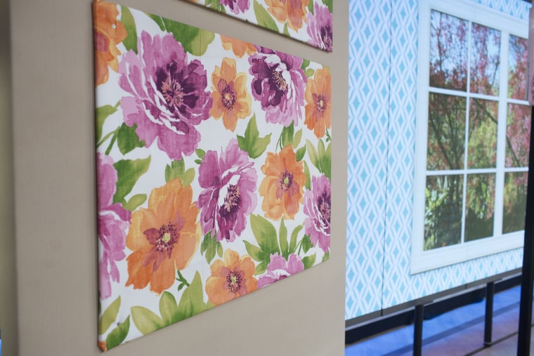 Wallpaper panels, paint-dipped stools: Add color to your home for spring