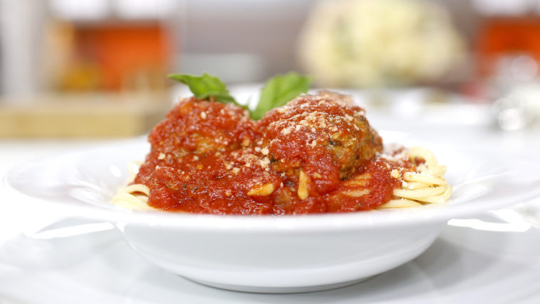 Mike Maroni's recipe for classic spaghetti and meatballs