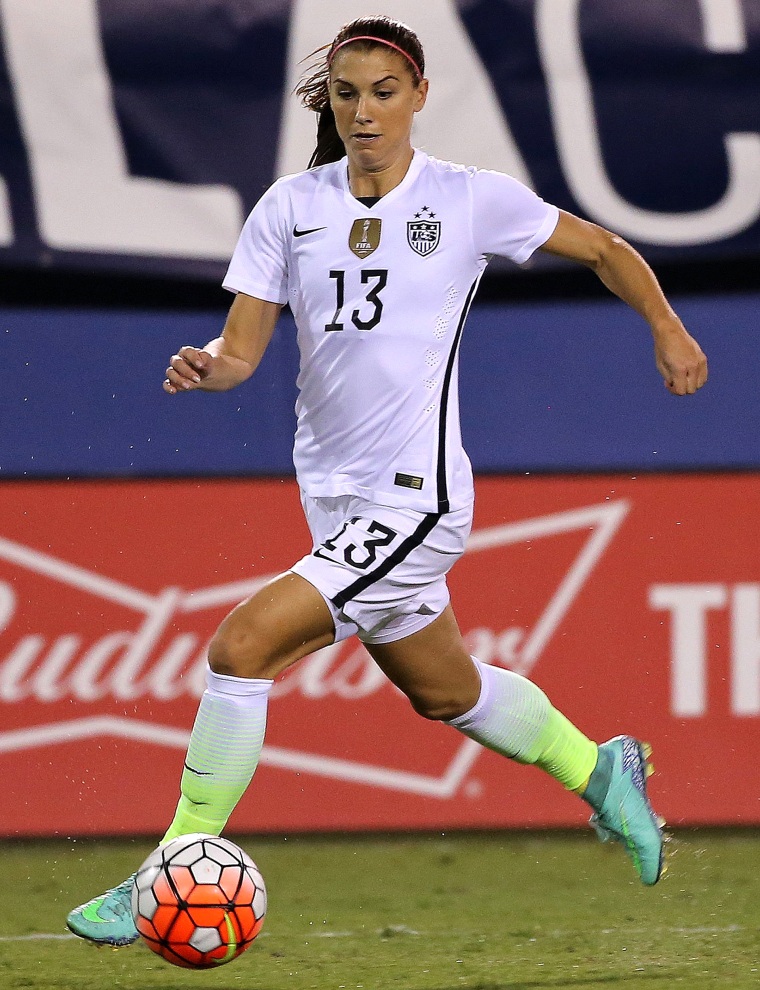 Alex Morgan, U.S. women's soccer star