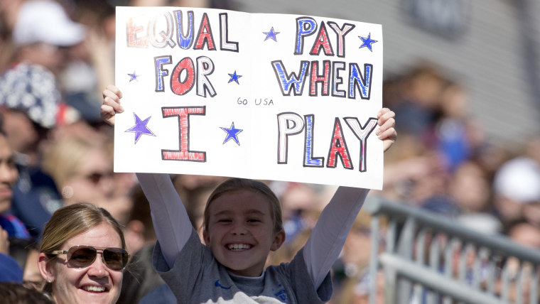 Girl wants equal pay