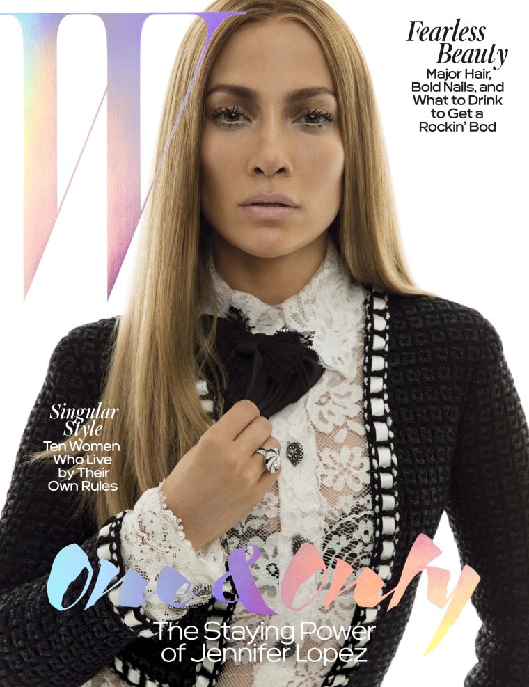 Jennifer Lopez in W magazine