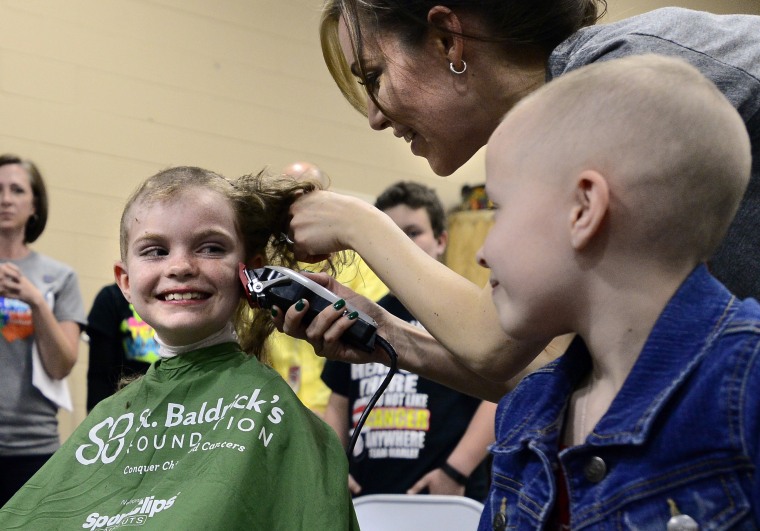 Marlee Pack and the St. Baldrick Foundation