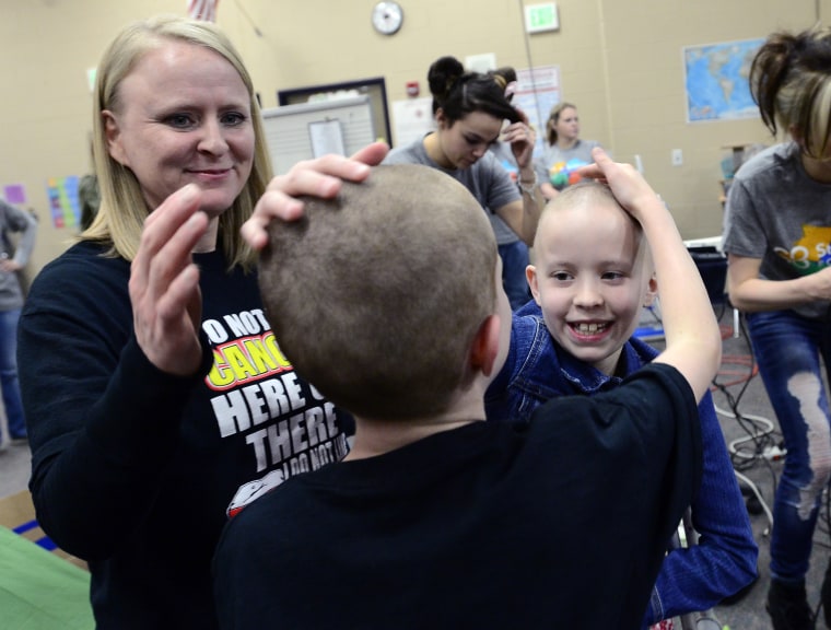 Marlee Pack and the St. Baldrick Foundation