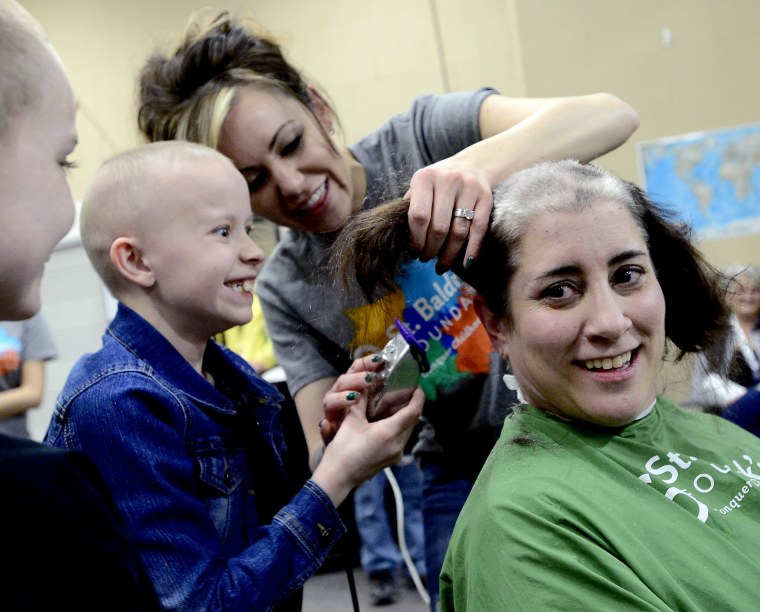 Marlee Pack and the St. Baldrick Foundation