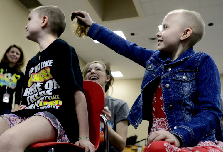 Marlee Pack and the St. Baldrick Foundation