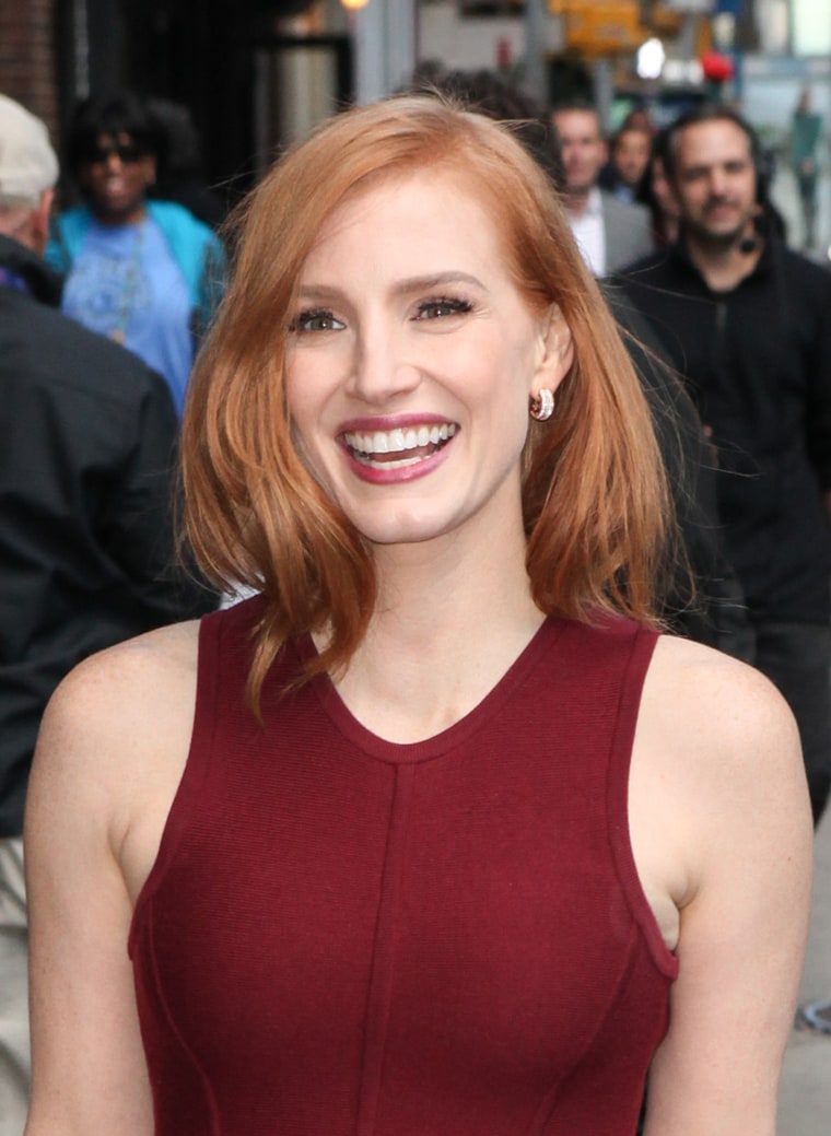 Jessica Chastain hair