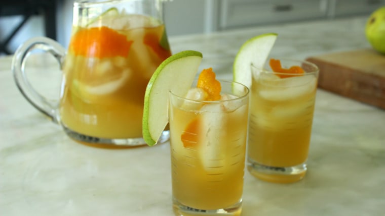 Big-batch cocktail recipes: Green tea and pear punch