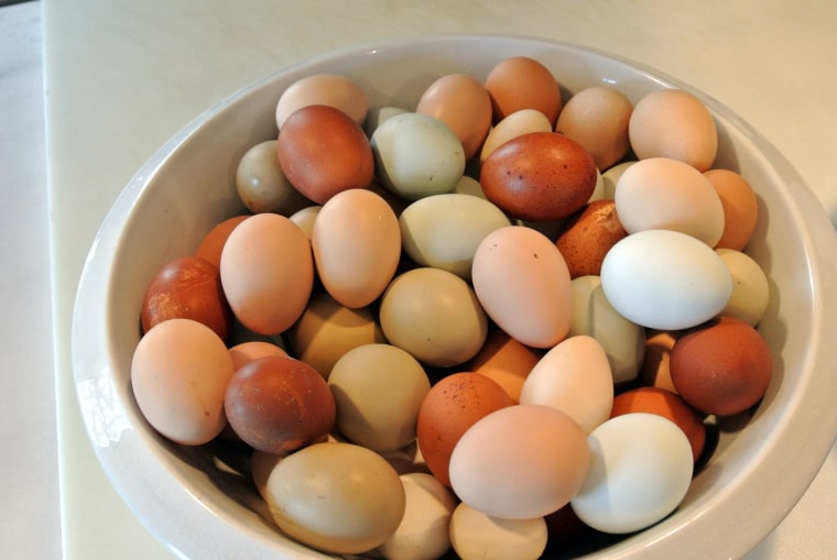 Eggs from Martha Stewart's farm