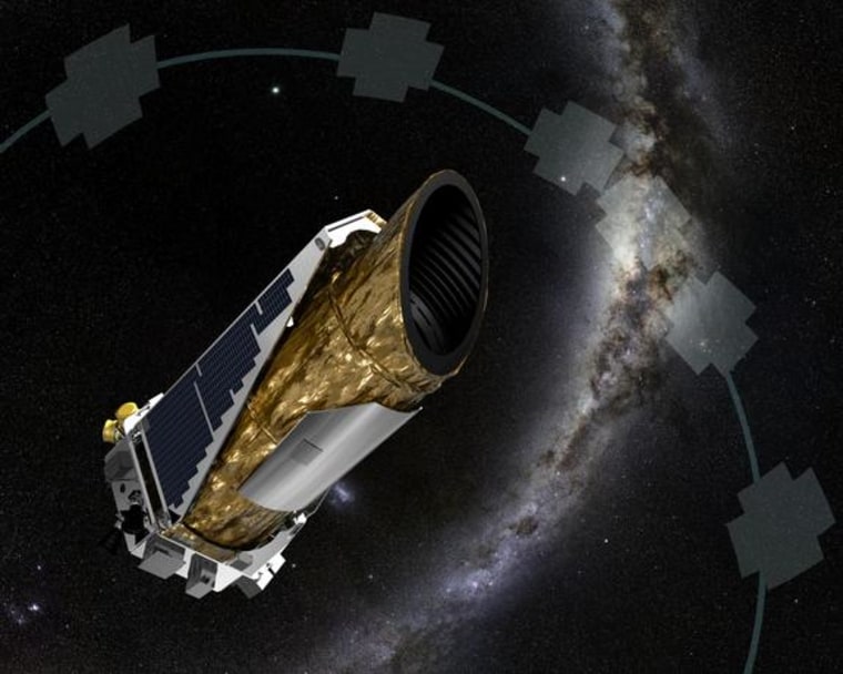 Image: Artist's illustration of Kepler spacecraft