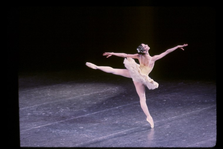Lourdes Lopez in Divertimento No. 15. Choreography by George Balanchine.