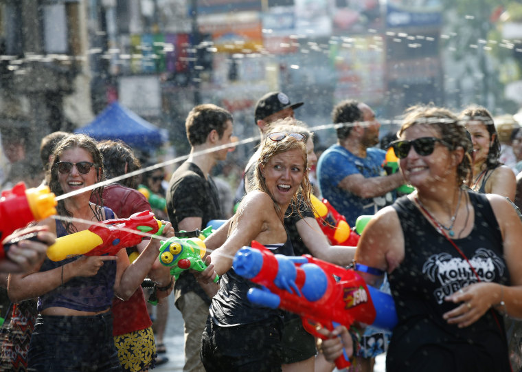 Image: Songkran celebrations in Bangkok