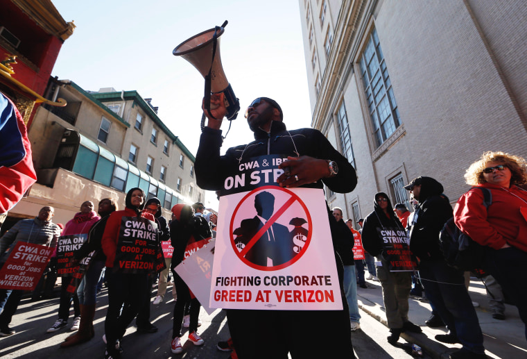 Verizon Strike A Fight For Future of Labor