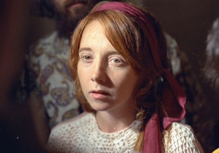 Manson family member Lynette "Squeaky" Fromme, at pre-trial hearings in Los Angeles.