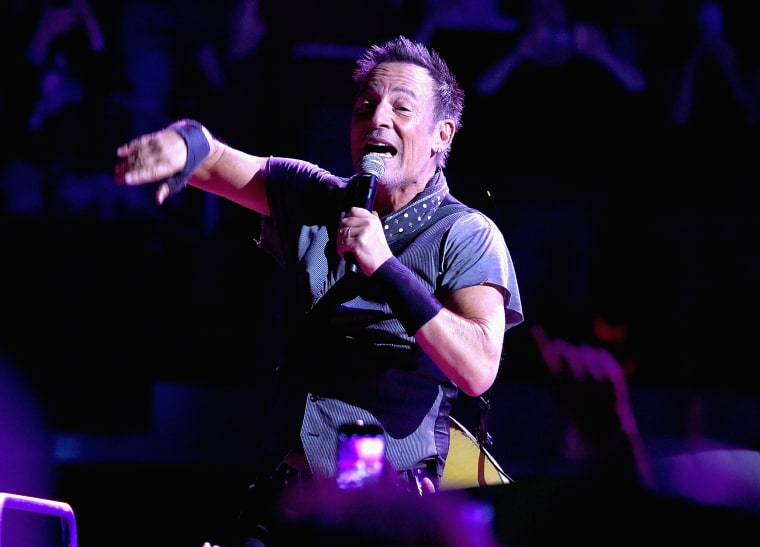 Image:  Bruce Springsteen performs onstage at Madison Square Garden